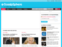 Tablet Screenshot of es.gossipsphere.com
